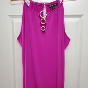 INC Diamond Look Pretty Purple Top. Sleeveless, and Beautiful. Size XL.
